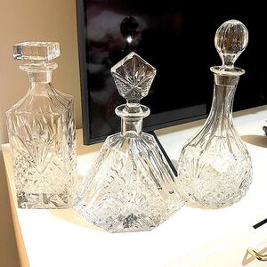 Godinger Dublin Crystal Decanter Set